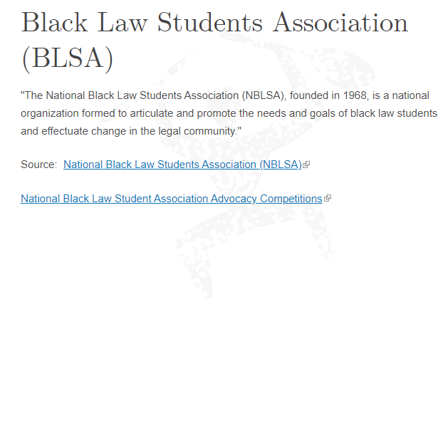 Black Organization in Hawaii - UHM Richardson Black Law Students Association